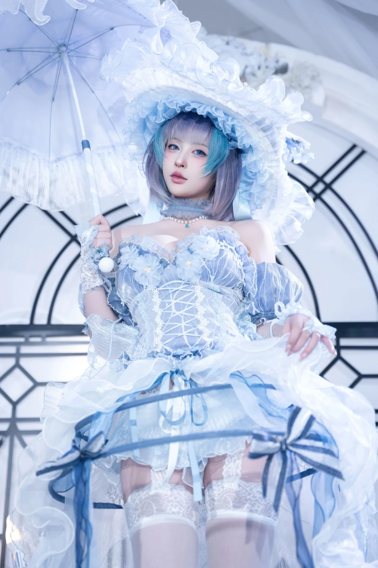 清水由乃《碧蓝航线 柴郡废稿礼服》主题写真：42张全套美图