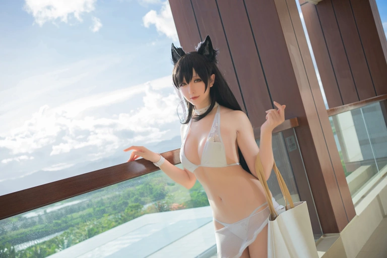 星之迟迟《《鸣夏》 爱宕》主题写真：10张全套美图