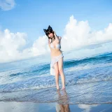星之迟迟《《鸣夏》 爱宕》主题写真：10张全套美图