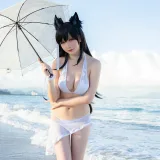 星之迟迟《《鸣夏》 爱宕》主题写真：10张全套美图