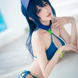 阿包也是兔娘《花园泳装》主题写真：35张全套美图