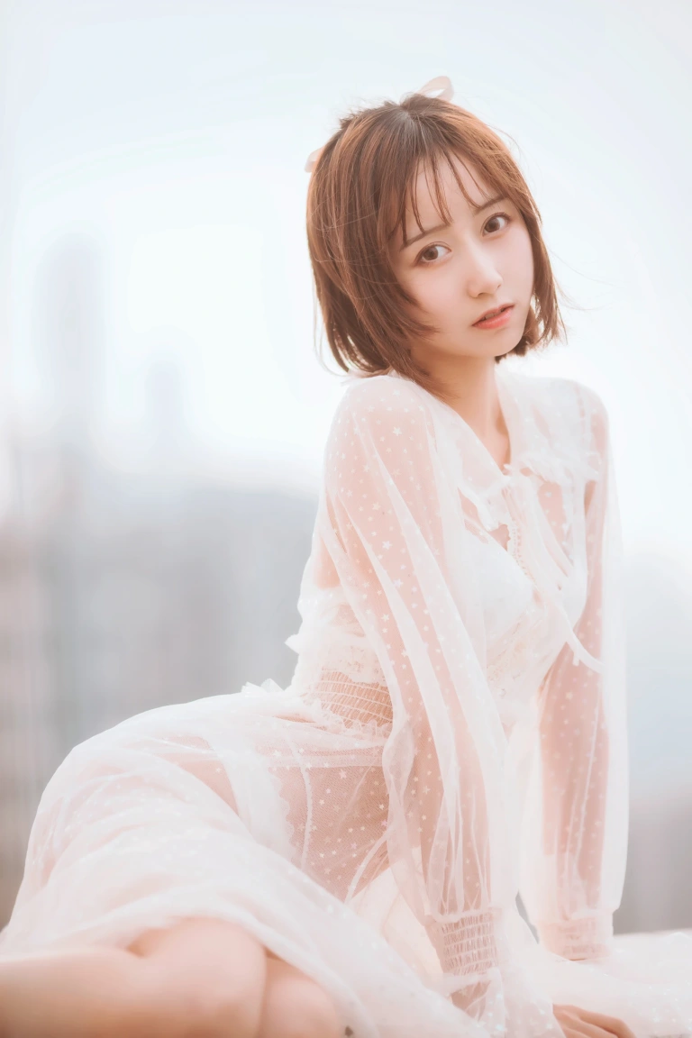 木棉棉《天台》主题写真：38张全套美图