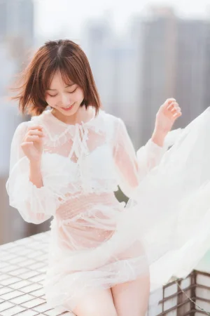 木棉棉《天台》主题写真：38张全套美图