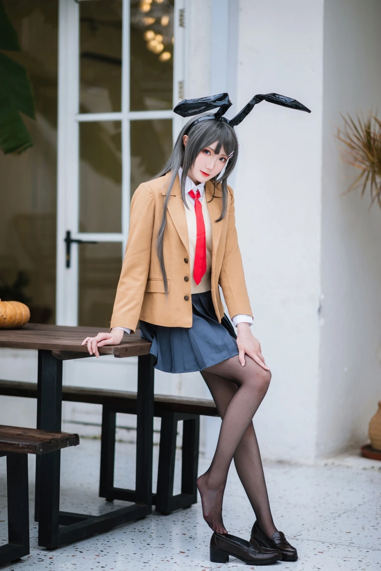 瓜希酱《樱岛麻衣写真本》主题写真：79张全套美图