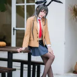 瓜希酱《樱岛麻衣写真本》主题写真：79张全套美图