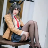 瓜希酱《樱岛麻衣写真本》主题写真：79张全套美图