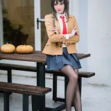瓜希酱《樱岛麻衣写真本》主题写真：79张全套美图