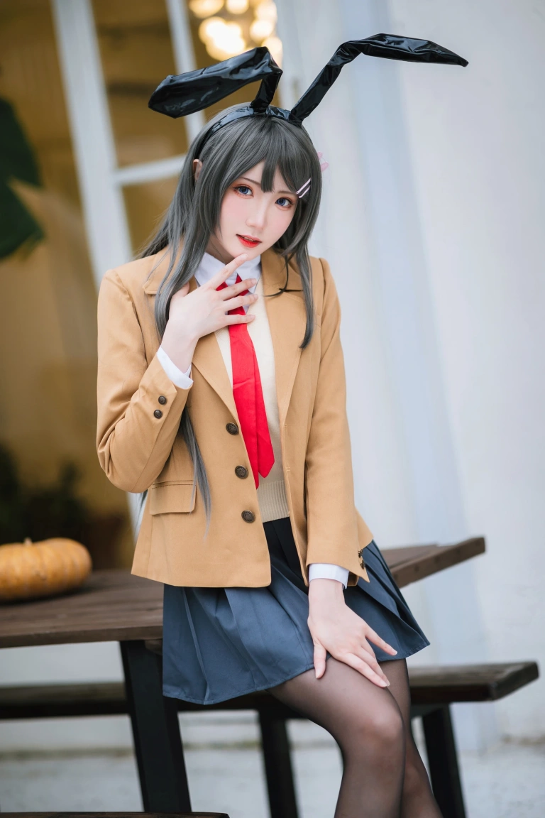 瓜希酱《樱岛麻衣写真本》主题写真：79张全套美图