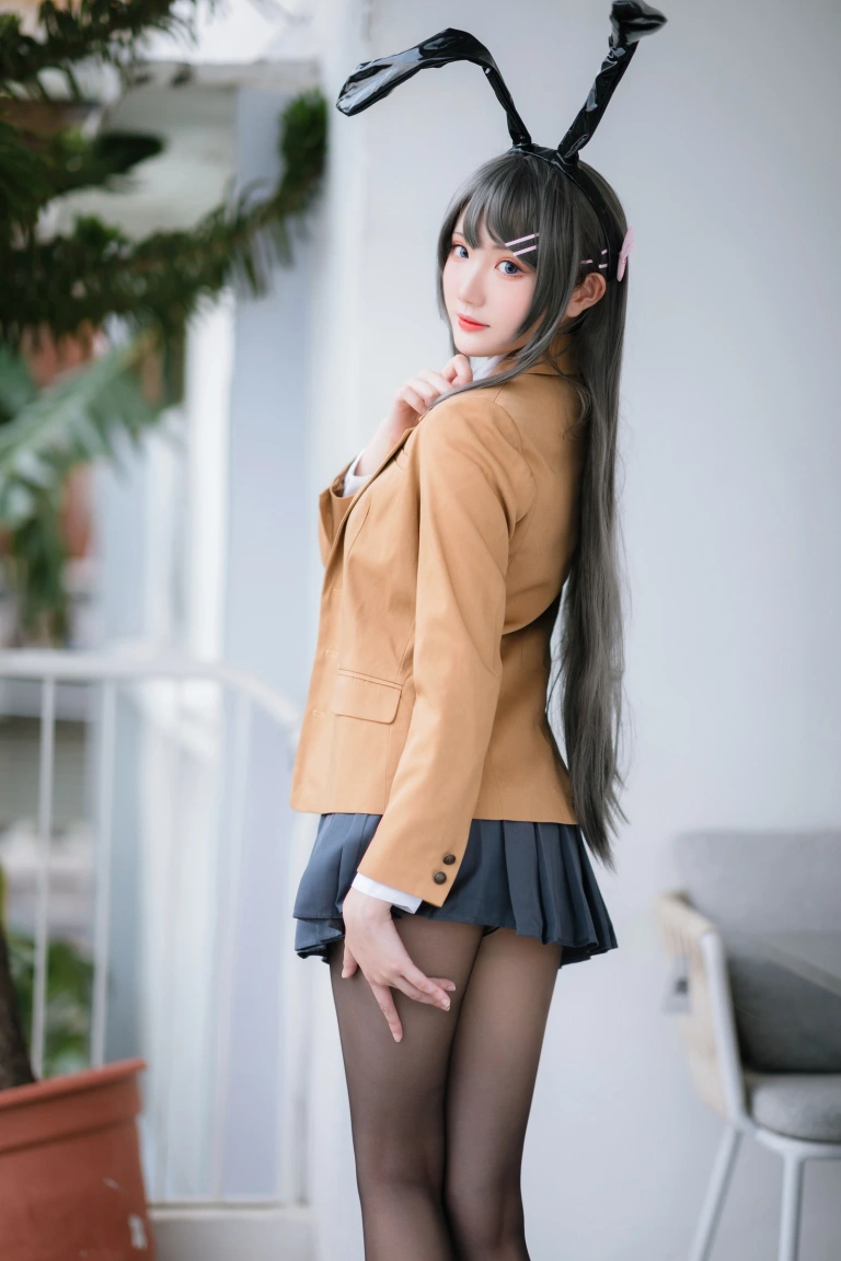 瓜希酱《樱岛麻衣写真本》主题写真：79张全套美图