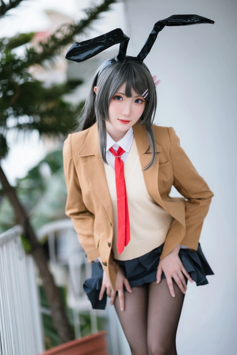 瓜希酱《樱岛麻衣写真本》主题写真：79张全套美图