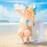 星之迟迟《《鸣夏》 半人马》主题写真：25张全套美图