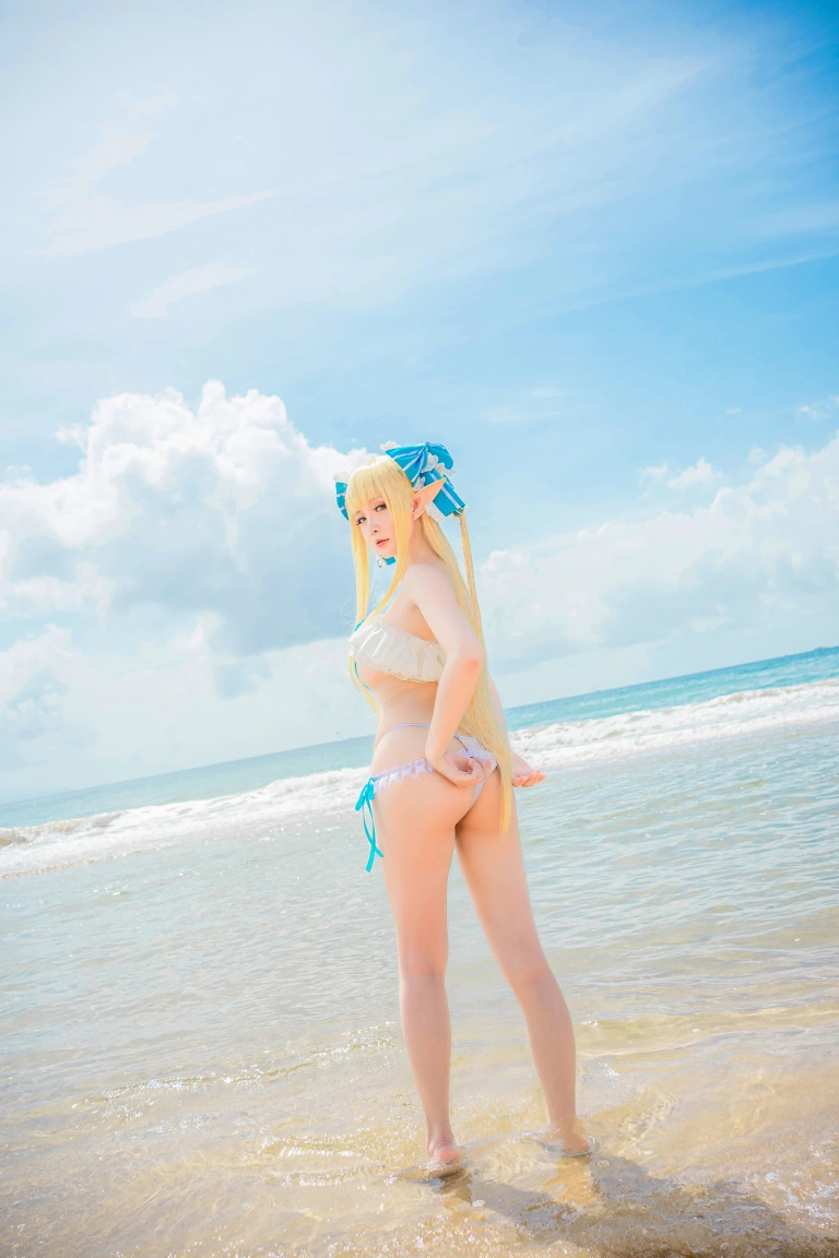 星之迟迟《《鸣夏》 半人马》主题写真：25张全套美图