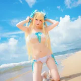 星之迟迟《《鸣夏》 半人马》主题写真：25张全套美图