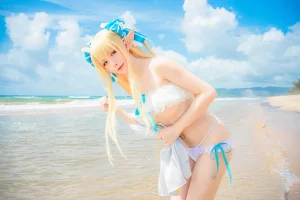 星之迟迟《《鸣夏》 半人马》主题写真：25张全套美图