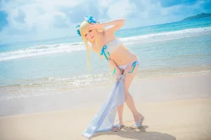 星之迟迟《《鸣夏》 半人马》主题写真：25张全套美图