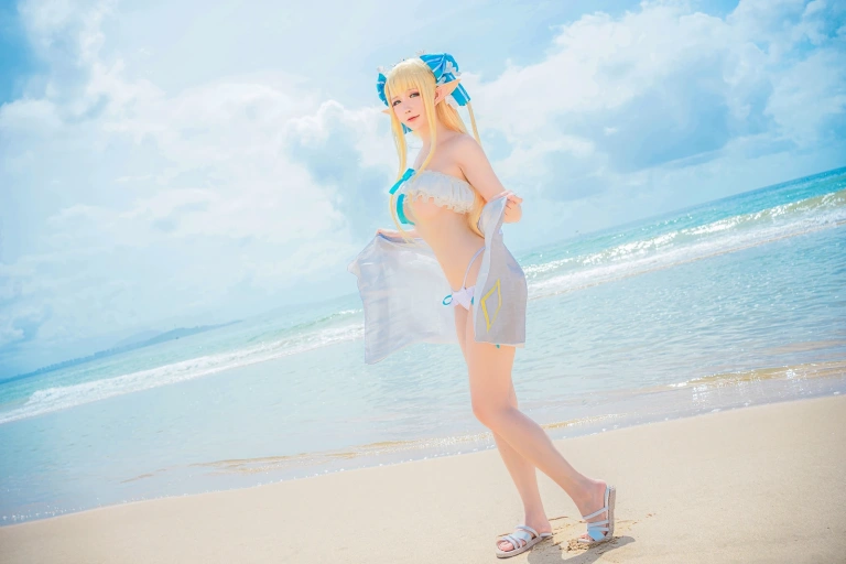 星之迟迟《《鸣夏》 半人马》主题写真：25张全套美图