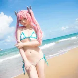 星之迟迟《《鸣夏》 布莱默顿》主题写真：15张全套美图
