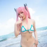 星之迟迟《《鸣夏》 布莱默顿》主题写真：15张全套美图