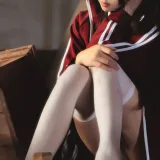 桜桃喵《桜桃未熟3 废弃教室》主题写真：38张全套美图