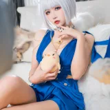 瓜希酱&Momoko葵葵《碧蓝航线赤城&加贺 礼服》主题写真：46张全套美图