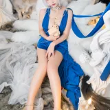 瓜希酱&Momoko葵葵《碧蓝航线赤城&加贺 礼服》主题写真：46张全套美图