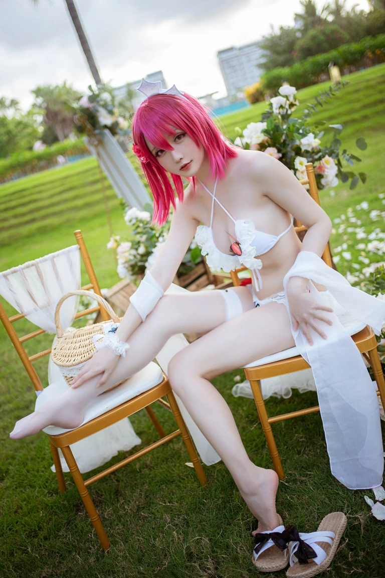 星之迟迟《《鸣夏》 黑太子》主题写真：30张全套美图