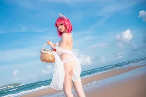 星之迟迟《《鸣夏》 黑太子》主题写真：30张全套美图