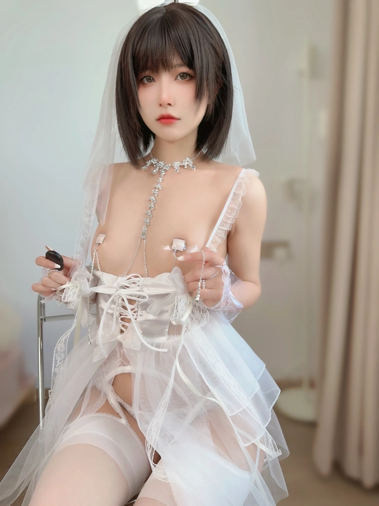 布丁大法《花嫁之约》主题写真：66张全套美图，含6个视频