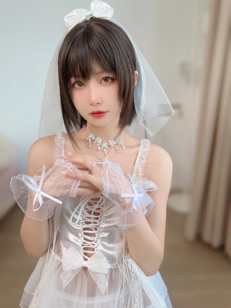 布丁大法《花嫁之约》主题写真：66张全套美图，含6个视频