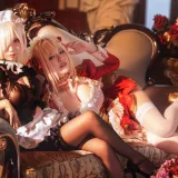 面饼仙儿&半半子《Claudius x Kyrielight Maid》主题写真：22张全套美图