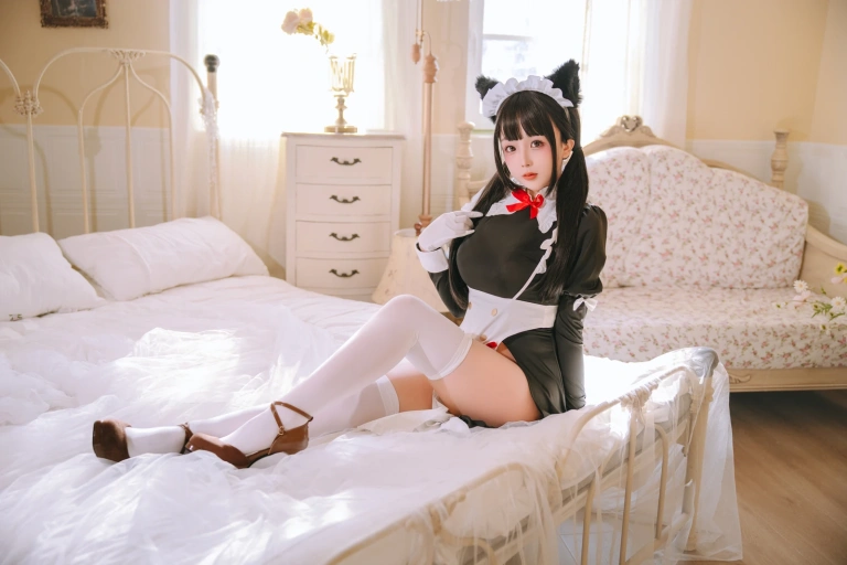 日奈娇(椎名莜)《猫娘女仆》主题写真：134张全套美图，含4个视频
