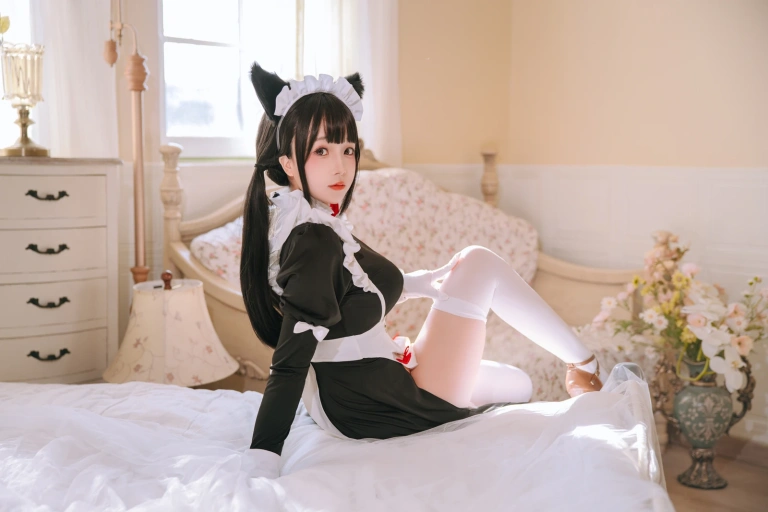 日奈娇(椎名莜)《猫娘女仆》主题写真：134张全套美图，含4个视频