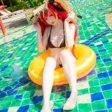 星之迟迟《《鸣夏》 火奴鲁鲁》主题写真：25张全套美图
