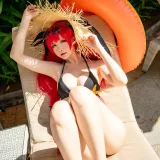 星之迟迟《《鸣夏》 火奴鲁鲁》主题写真：25张全套美图