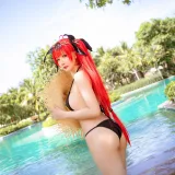 星之迟迟《《鸣夏》 火奴鲁鲁》主题写真：25张全套美图