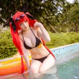 星之迟迟《《鸣夏》 火奴鲁鲁》主题写真：25张全套美图