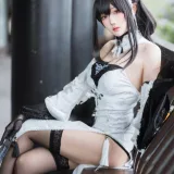 瓜希酱《碧蓝航线 镇海旗袍》主题写真：15张全套美图