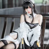 瓜希酱《碧蓝航线 镇海旗袍》主题写真：15张全套美图