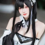 瓜希酱《碧蓝航线 镇海旗袍》主题写真：15张全套美图