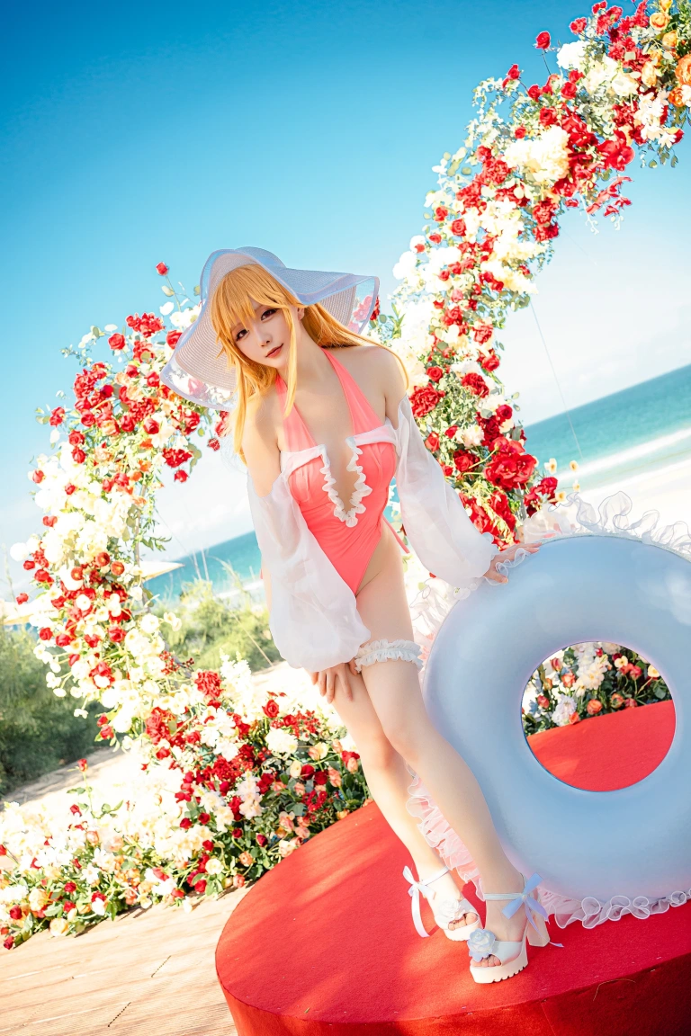 星之迟迟《《鸣夏》 黎塞留》主题写真：30张全套美图