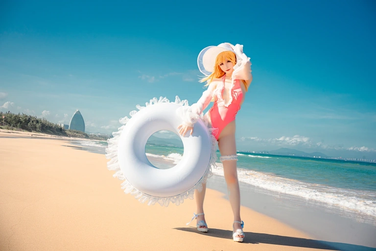 星之迟迟《《鸣夏》 黎塞留》主题写真：30张全套美图
