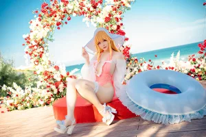 星之迟迟《《鸣夏》 黎塞留》主题写真：30张全套美图