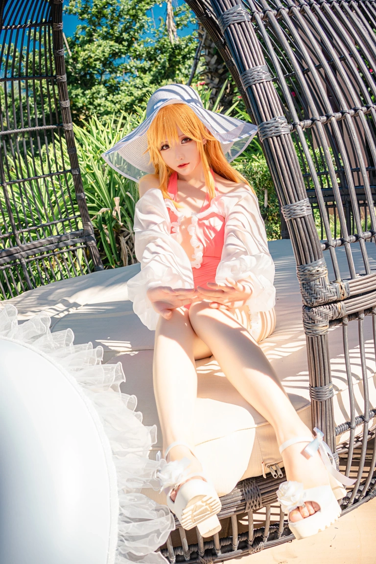 星之迟迟《《鸣夏》 黎塞留》主题写真：30张全套美图
