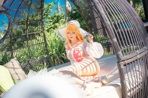 星之迟迟《《鸣夏》 黎塞留》主题写真：30张全套美图