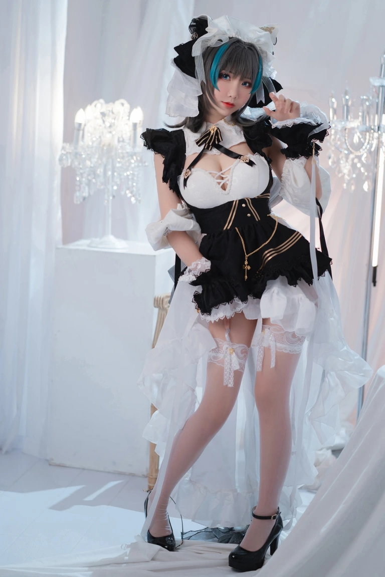 面饼仙儿《柴郡》主题写真：36张全套美图