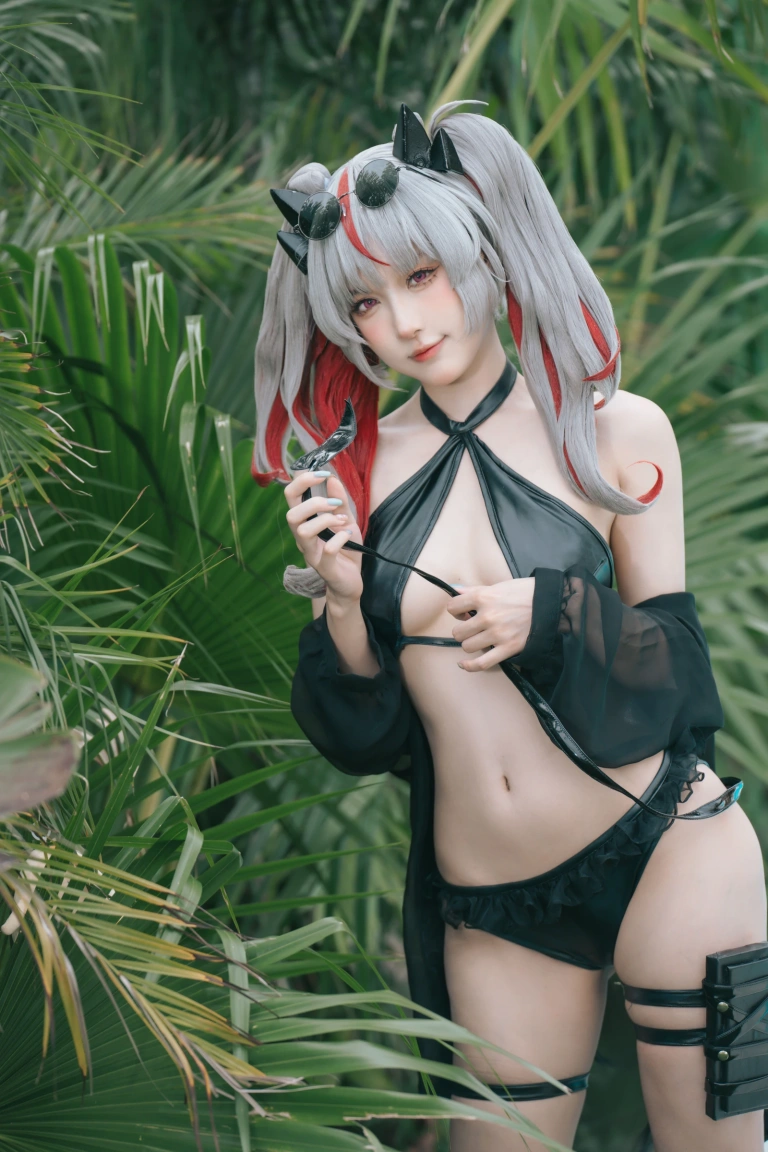 阿包也是兔娘《碧蓝航线 阿诺德》主题写真：38张全套美图