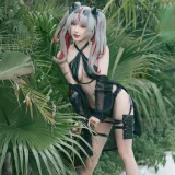 阿包也是兔娘《碧蓝航线 阿诺德》主题写真：38张全套美图