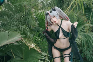 阿包也是兔娘《碧蓝航线 阿诺德》主题写真：38张全套美图