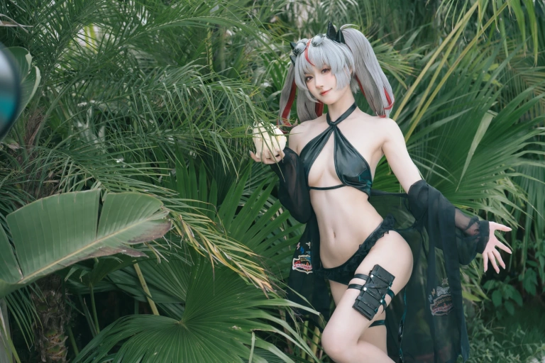 阿包也是兔娘《碧蓝航线 阿诺德》主题写真：38张全套美图