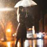 桜桃喵《桜桃未熟3 雨下》主题写真：43张全套美图